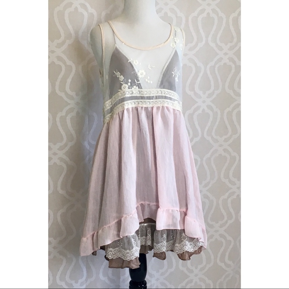 *LAST ONE!* Cotton Candy Babydoll Layering Tunic - Picture 5 of 8